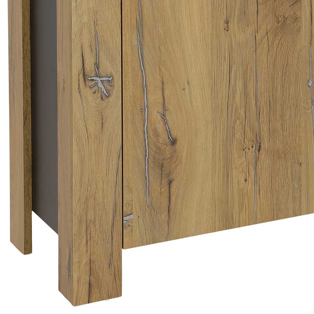 180x86x38 Sideboard in Zinneiche Optik - Traudarian