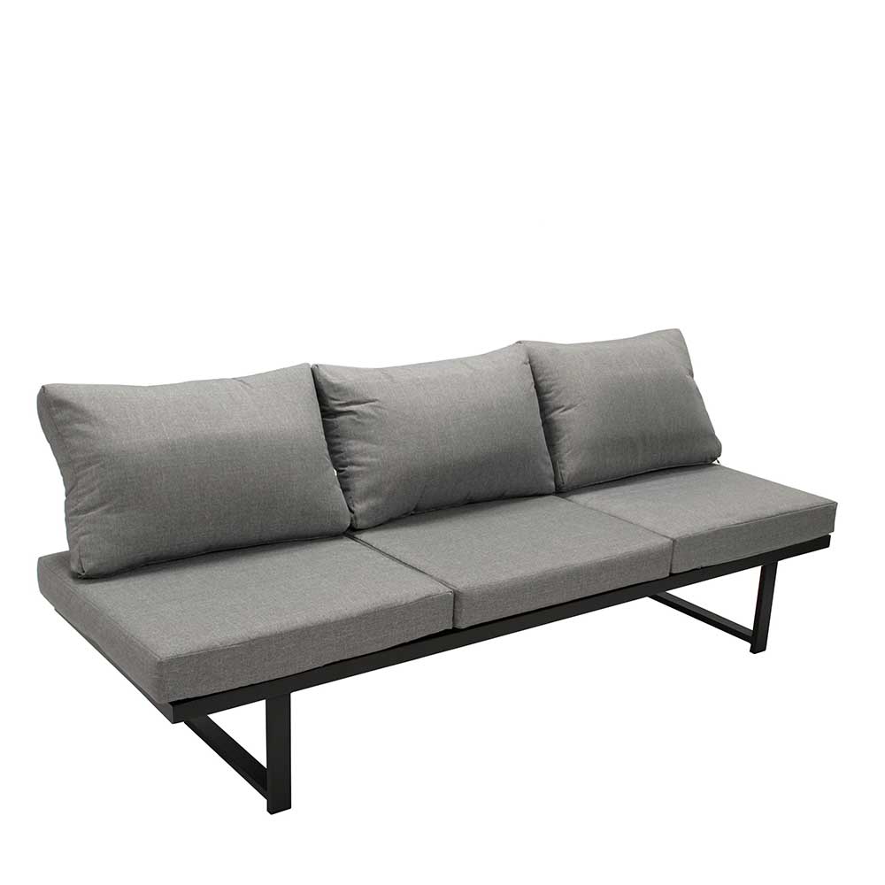 Funktionelles Gartensofa Liege aus Alu - Curedo