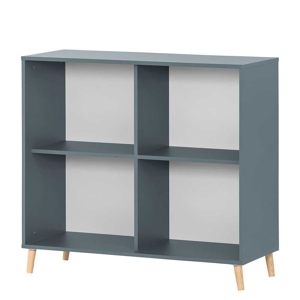 Eleganter Office Schrank in Petrol Blau - Baiamare