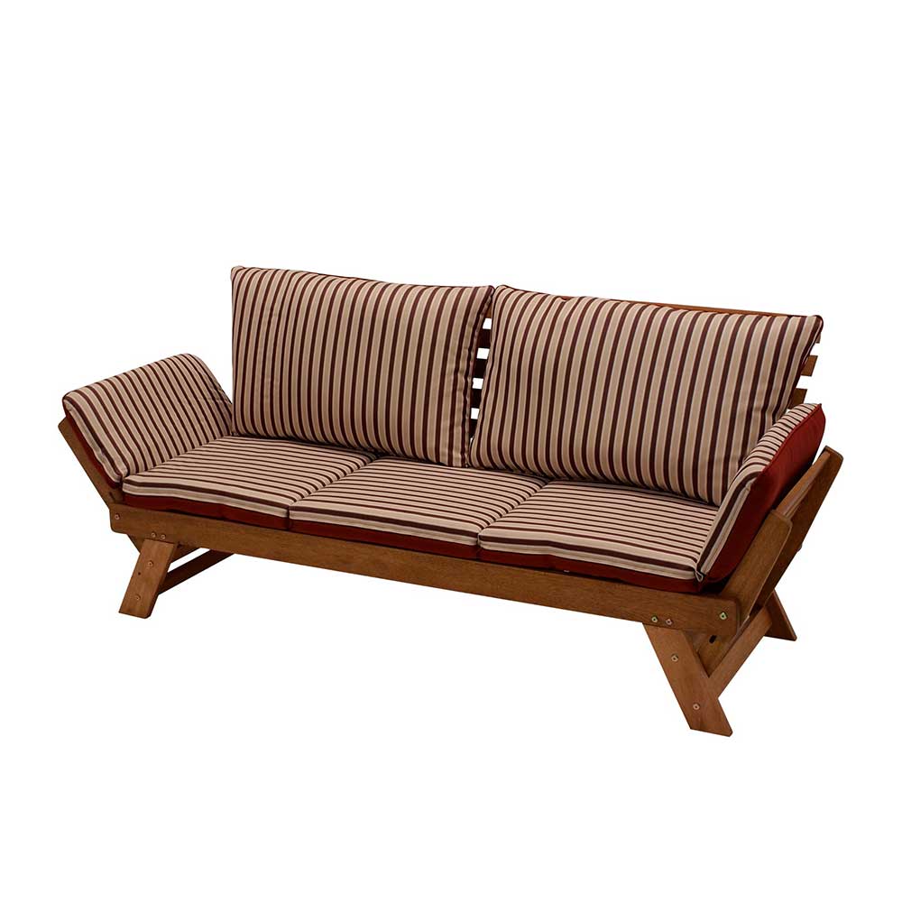 Liege Gartensofa mit verstellbaren Armlehnen - Licox