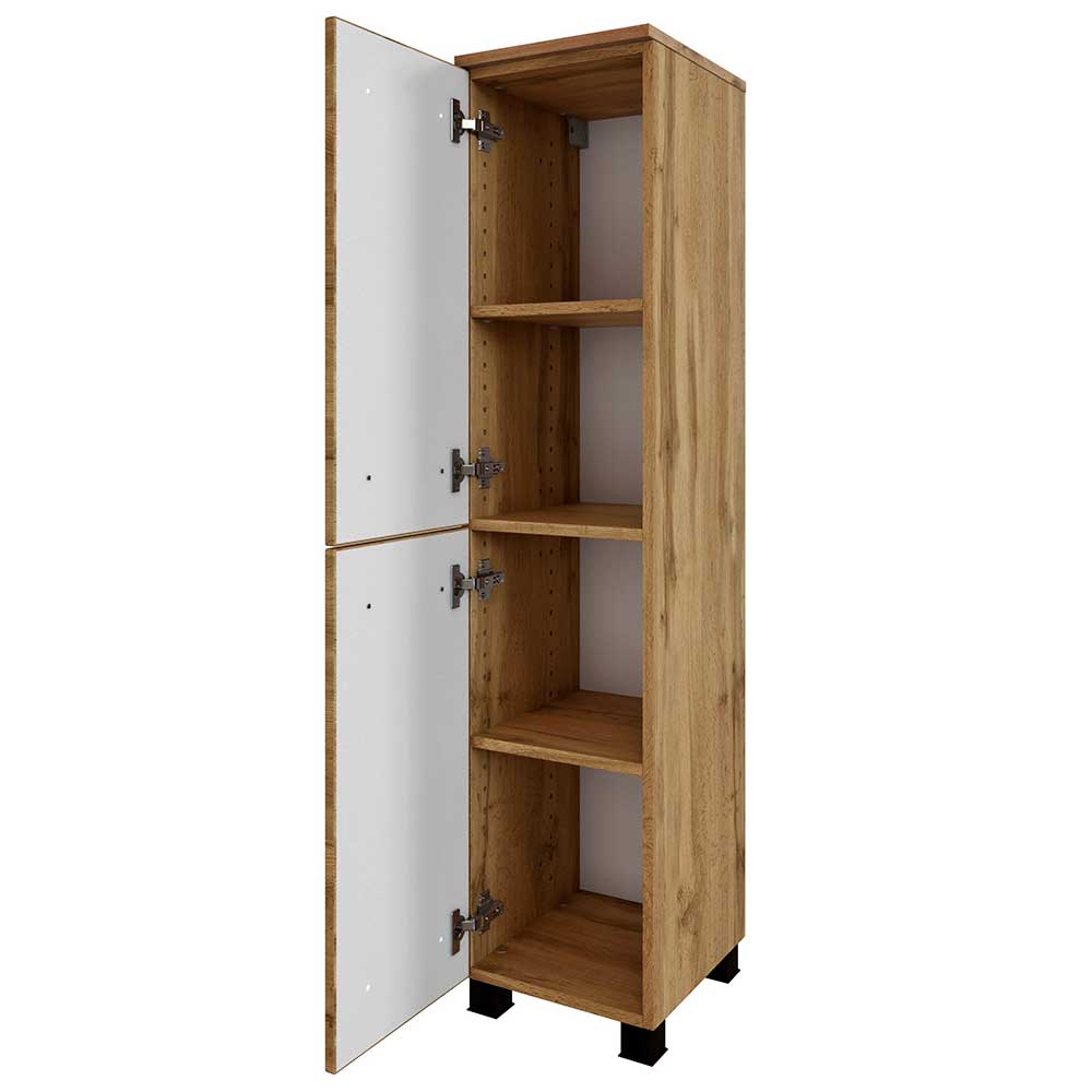 2-türiger Badschrank - 30x135x35 cm - Arazony