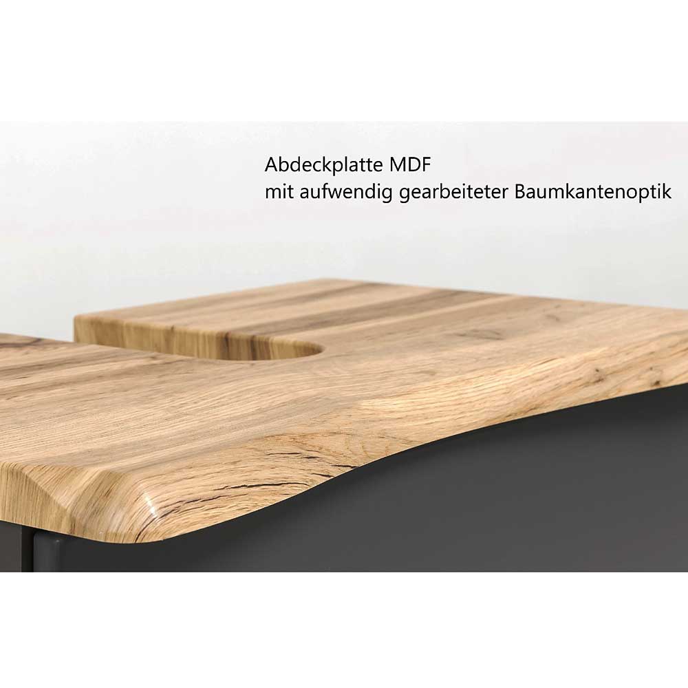 Badezimmerblock Schrank Set - Agiruan (vierteilig)