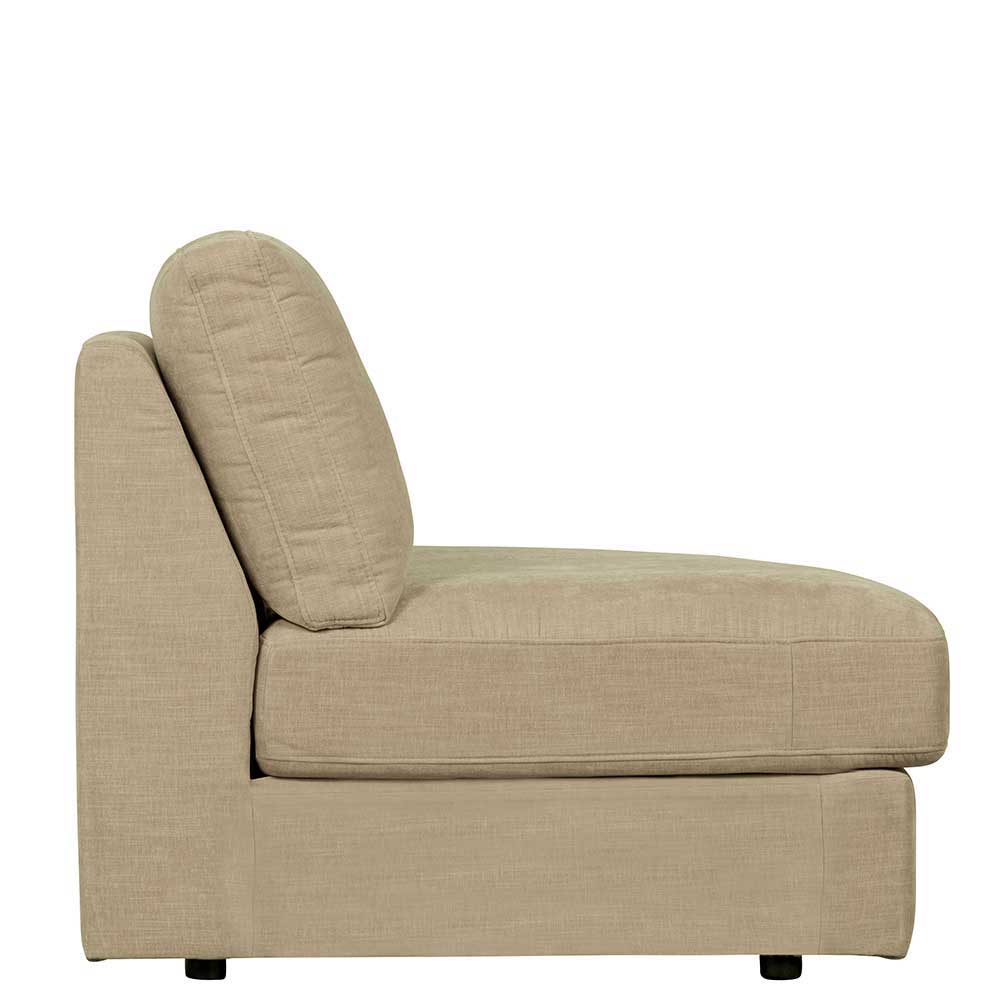 Zwei Elemente Modulsofa in Beige - Slagon