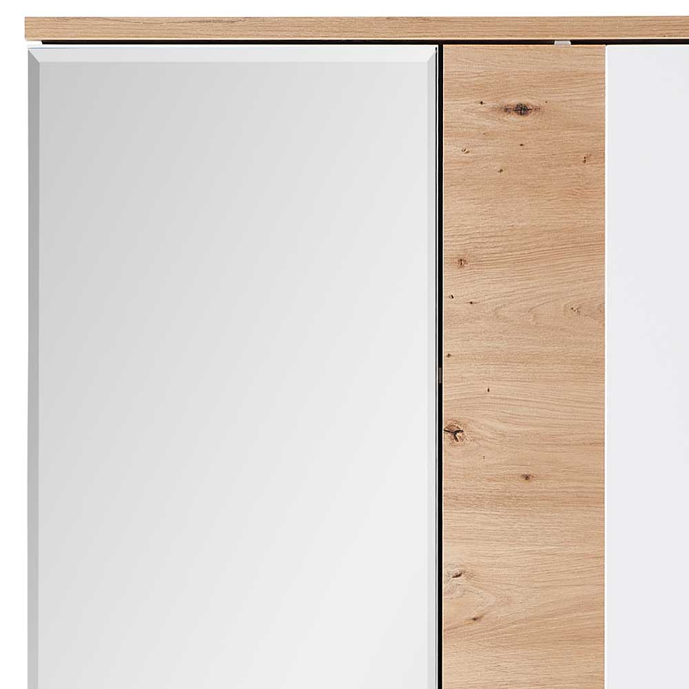 80x200x38 cm Garderobenschrank mit zwei Türen - Symbrosia