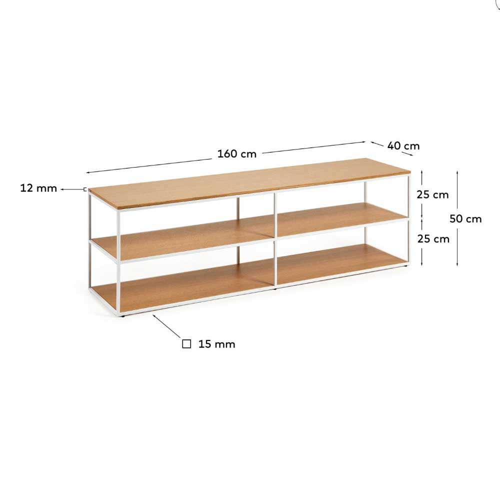 160x50x40 TV Regal in Eiche - Bosso