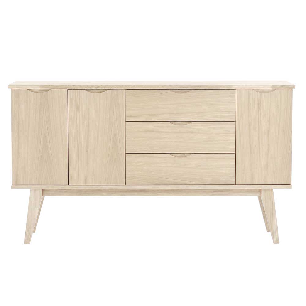 White Wash Holz Sideboard in Eiche - Pessoa