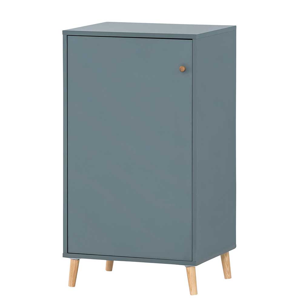 Eleganter Office Schrank in Petrol Blau - Baiamare