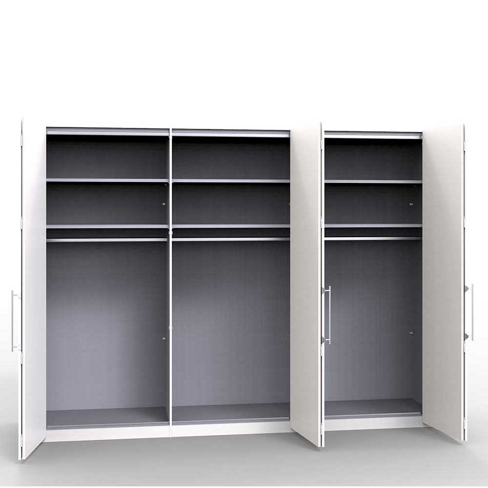 3-türiger Falttüren-Kleiderschrank 300 cm - Vaclyn