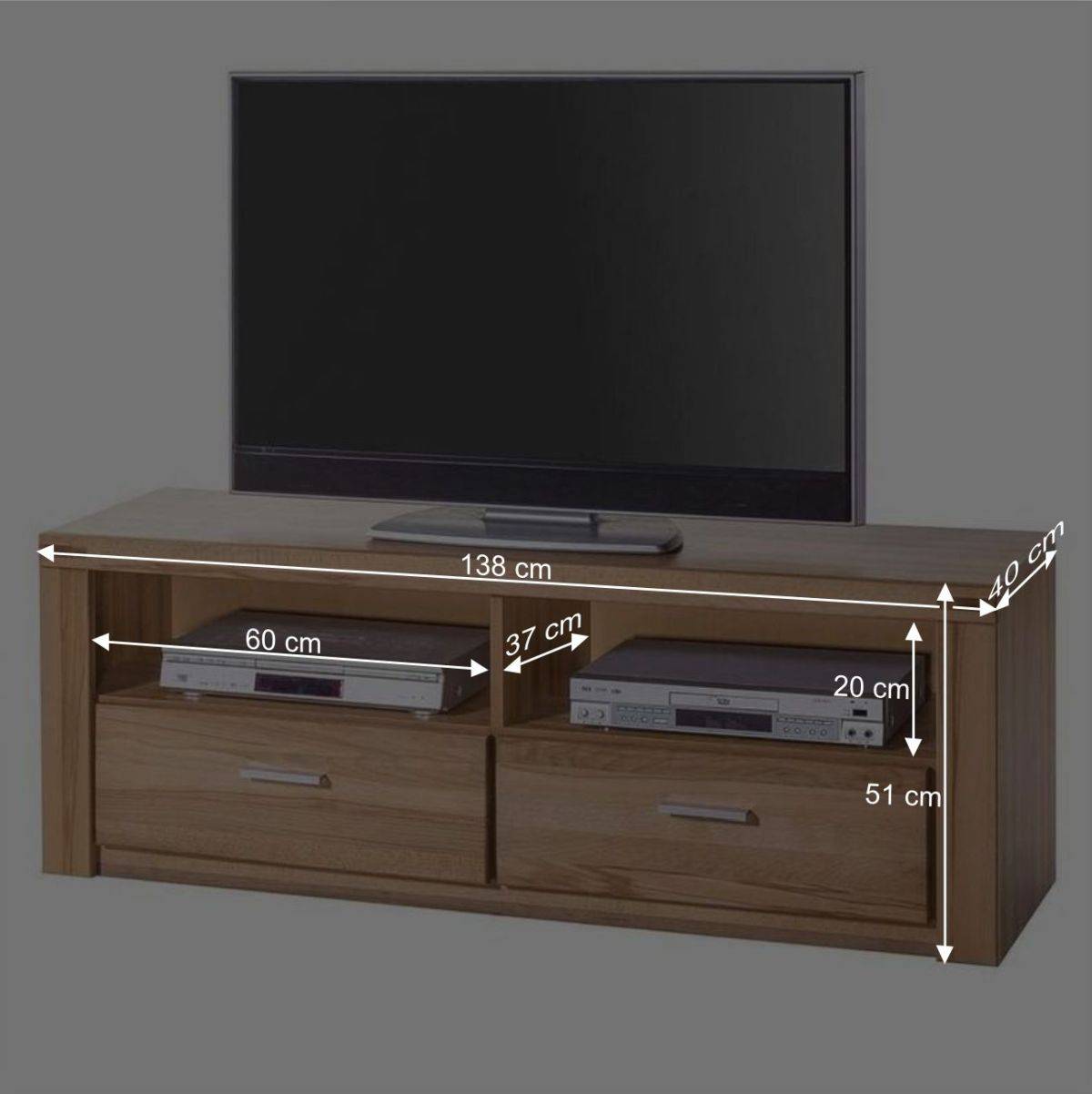 Kernbuche TV Element mit 138cm Länge - Uhelia