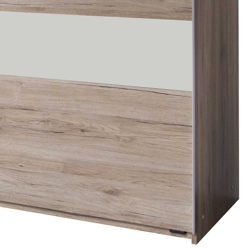 2-türiger Schiebetürenschrank 135 cm breit - Rudolf