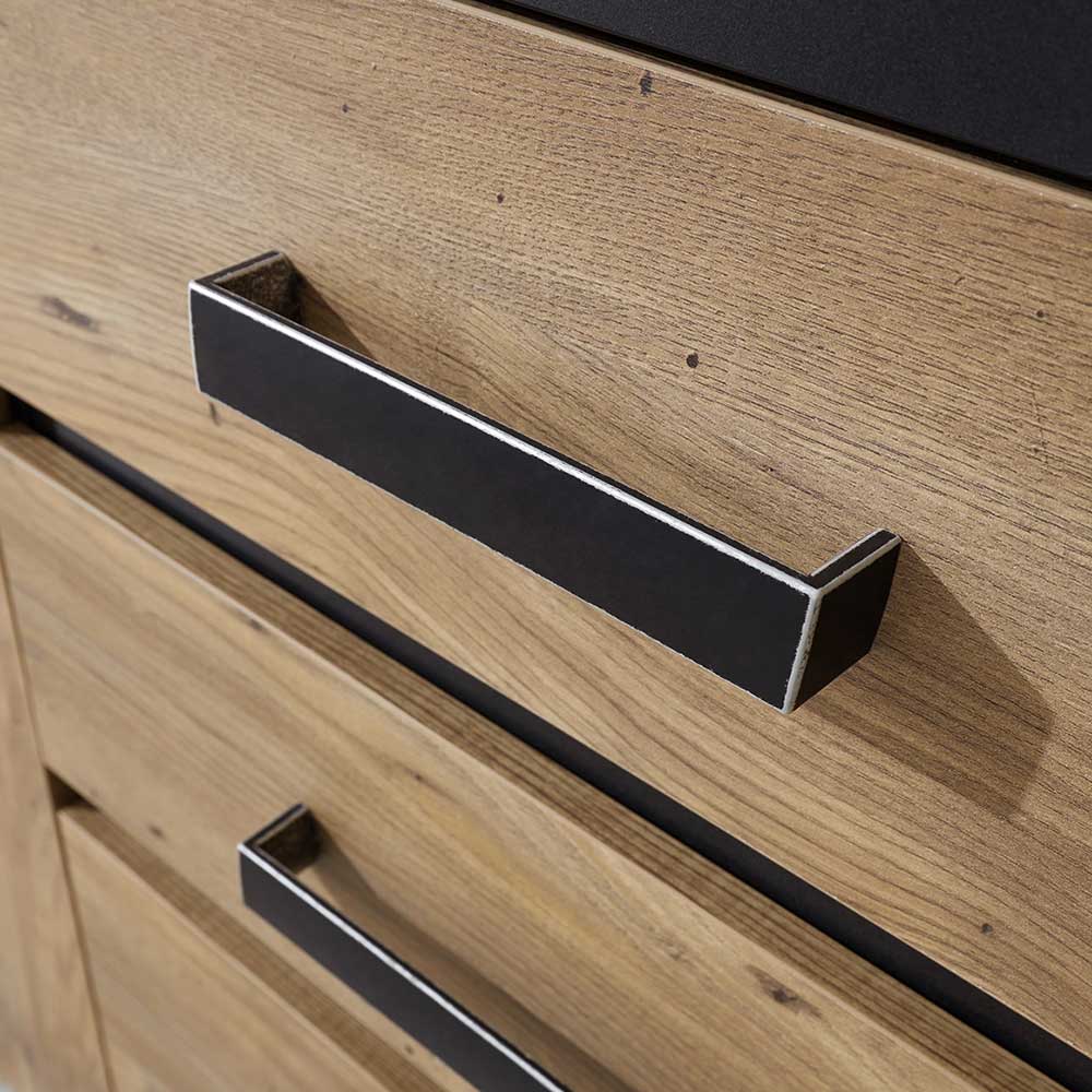 198cm langes Sideboard in Kastanie Holz-Optik - Ebrican