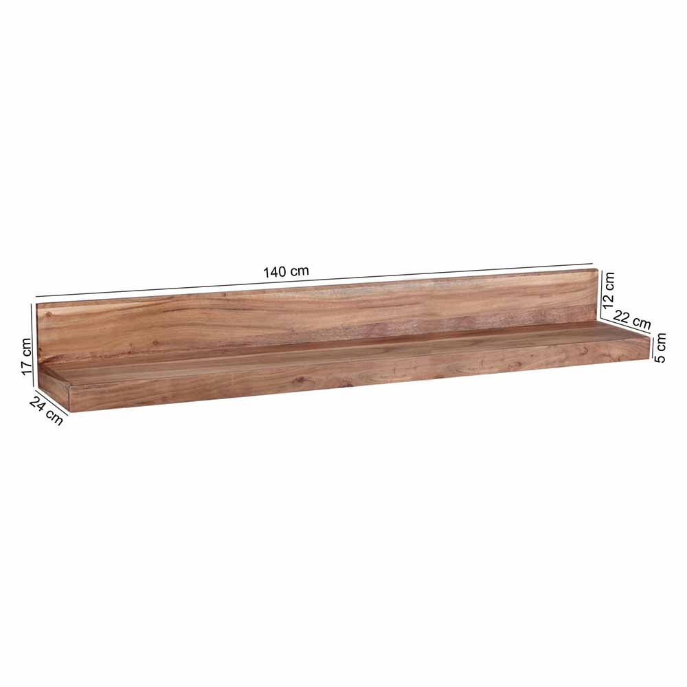 Holz-Wandboard Vislan in L-Form