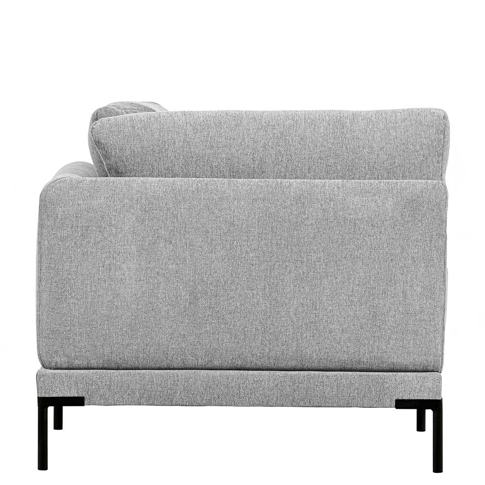 Modulares Sofa Eckelement in Hellgrau - Horedion