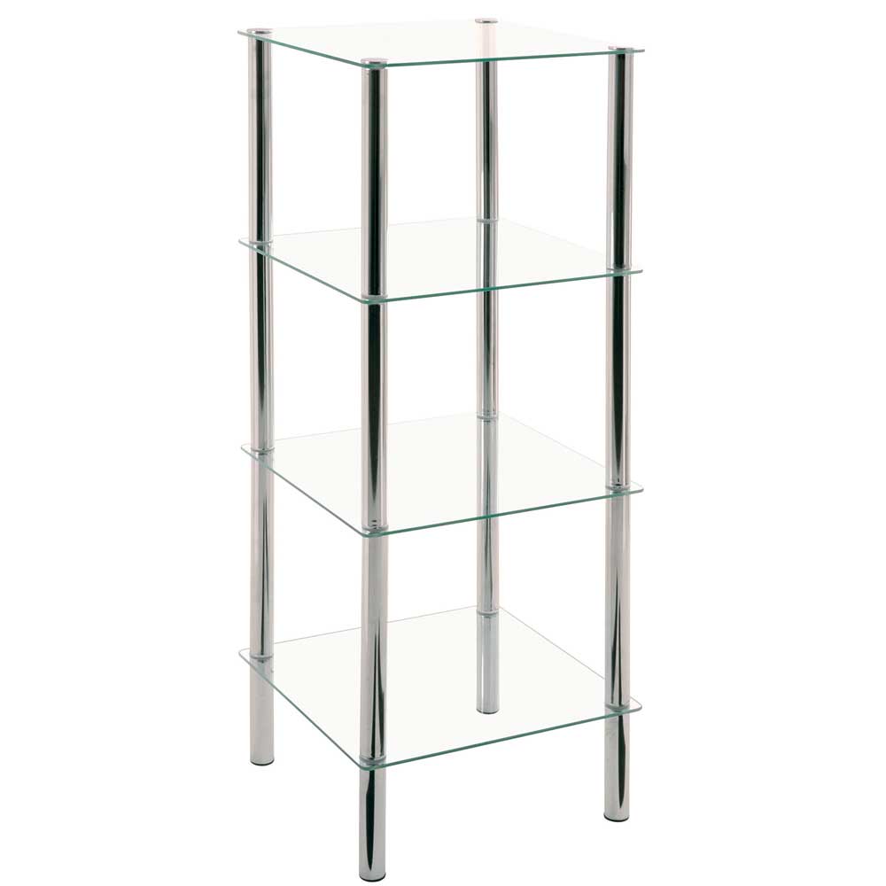 Standregal Tizia mit Glas