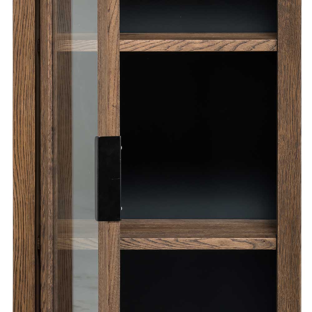 50x105x35 Hängevitrine aus Eiche in Wenge - Sieno