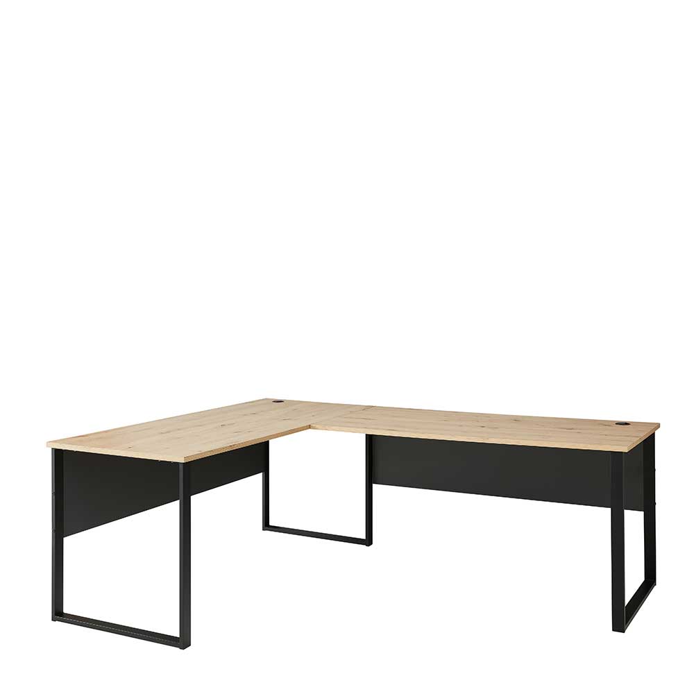 Winkel-Schreibtisch 223x77x170 cm - Kuetra