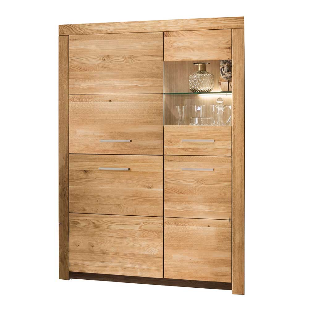 Massives Highboard mit vier Türen - Loitons