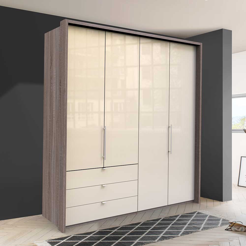 2-türiger Falttürenschrank 200cm in Creme - Calassina