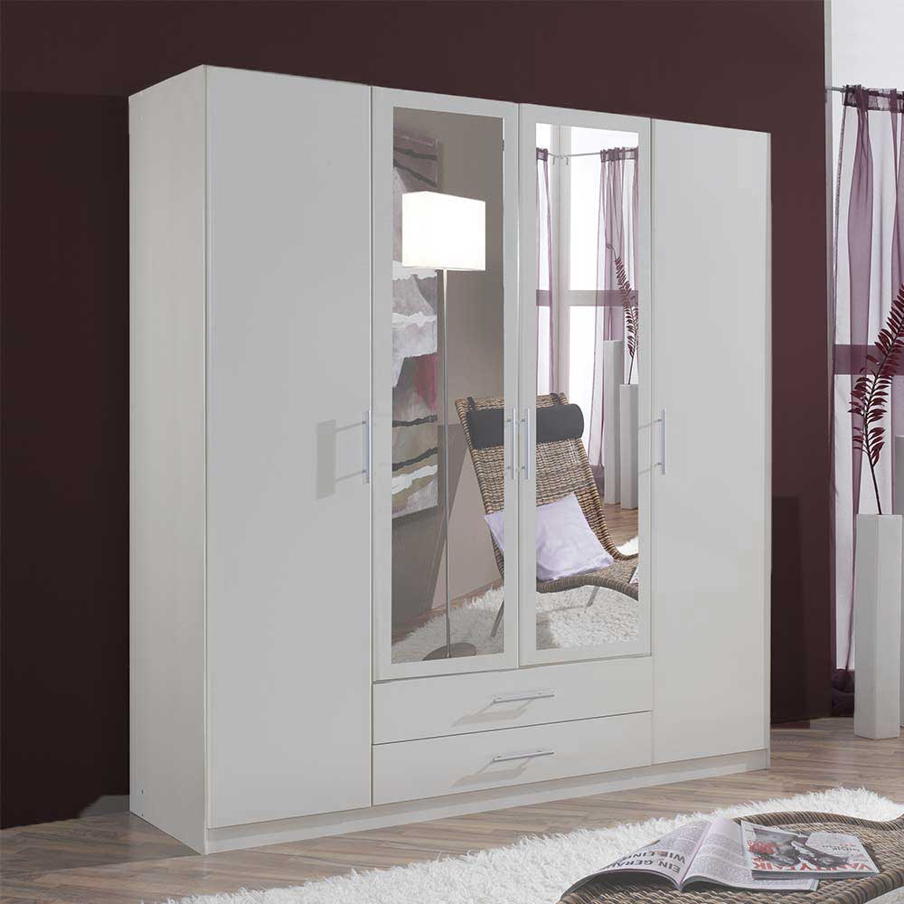 4-türiger Kleiderschrank 179 cm breit - Devanico