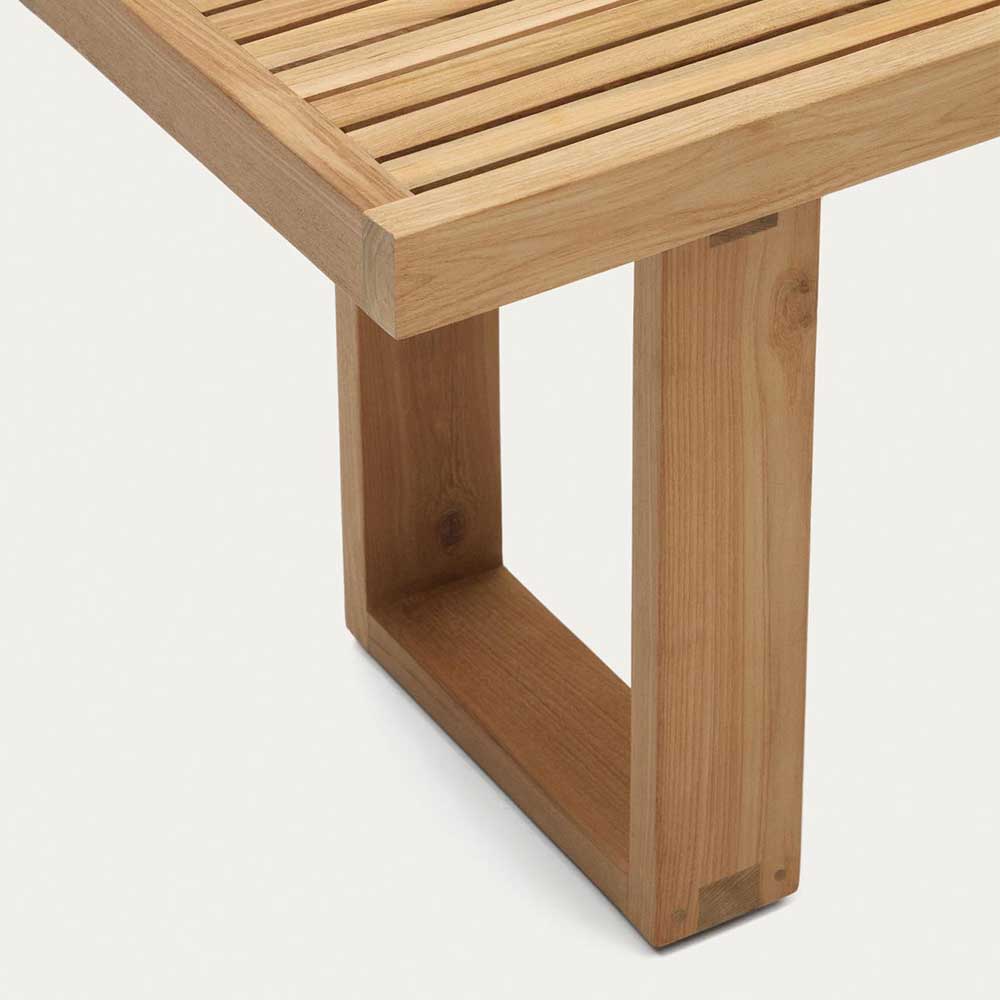 Design Gartenbank aus Teak Recyclingholz - Torina