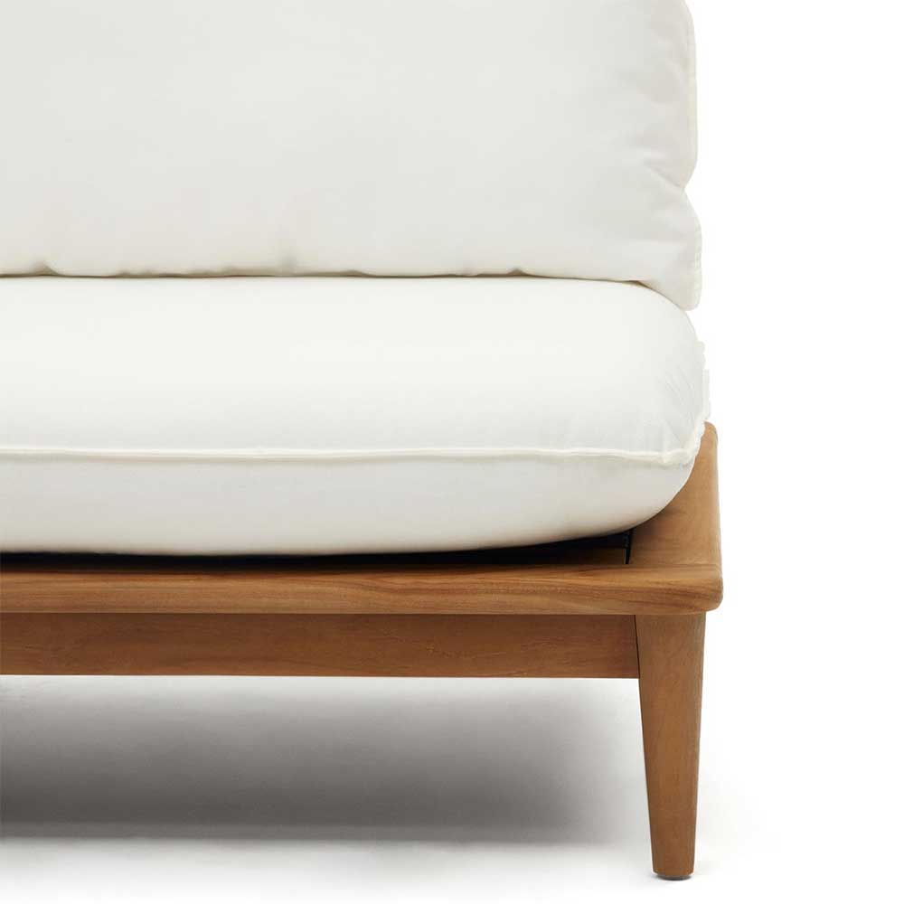 Modulsofa Teak aus zwei Elementen - Palm