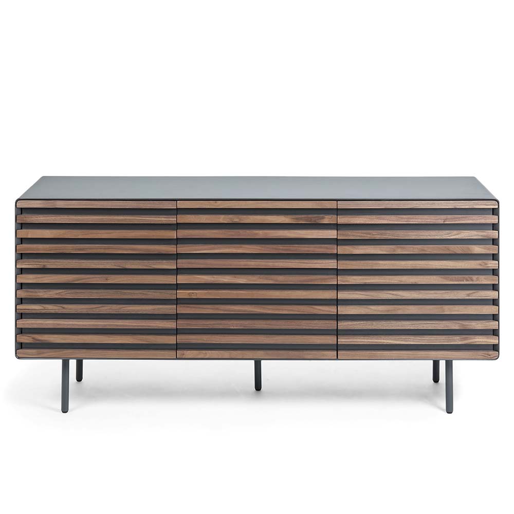 Ausgefallenes Sideboard Trupea mit Streifen Front