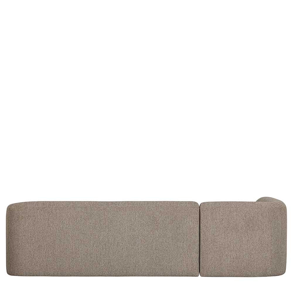 Chenille Sofaecke in Beige - Jaturna