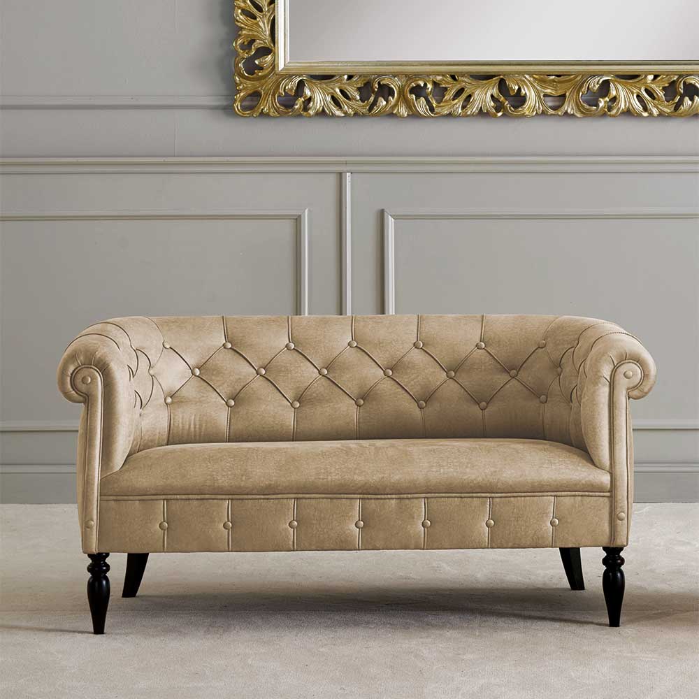 Elegantes Design Sofa im Chesterfield Look - Kiano