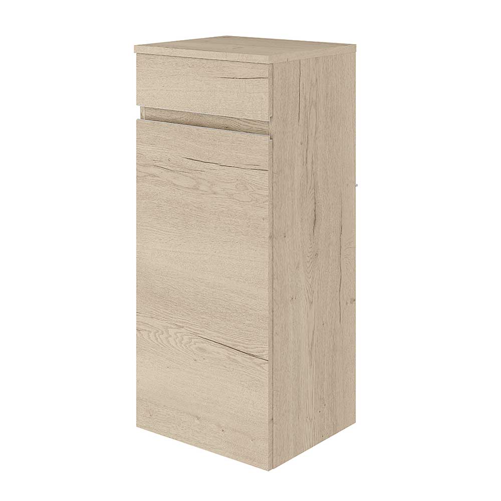 Holzdekor Badschrank in Eiche Bianco - Bylwen