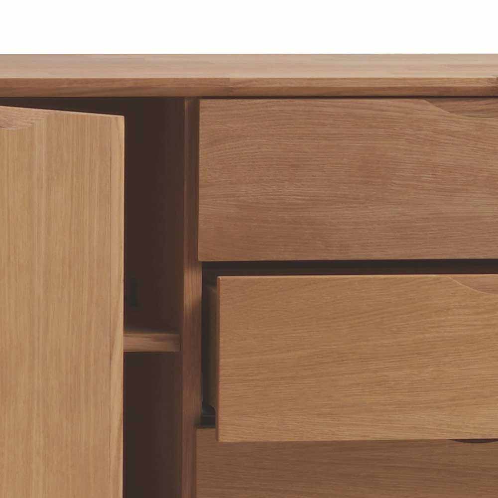 122 cm breites Sideboard in Eiche geölt - Number