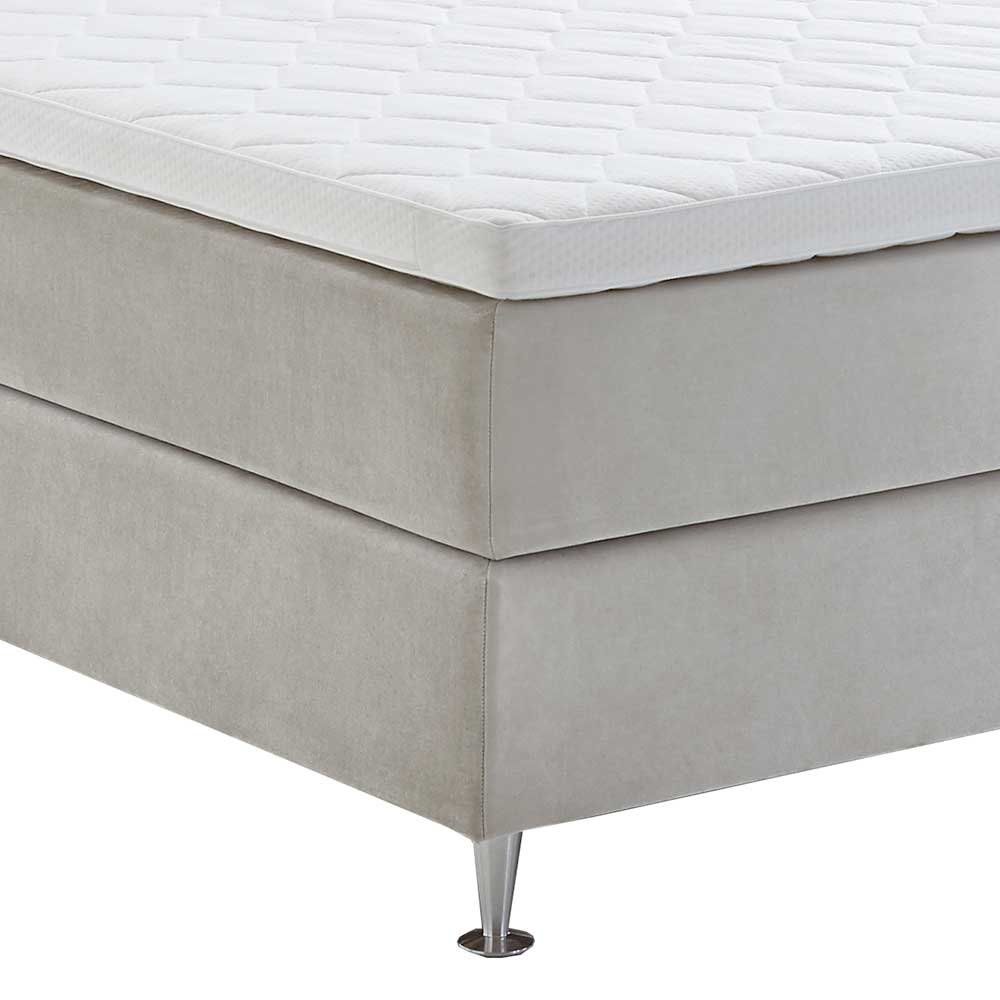 Komplett Boxspringbett in Creme - Skowera