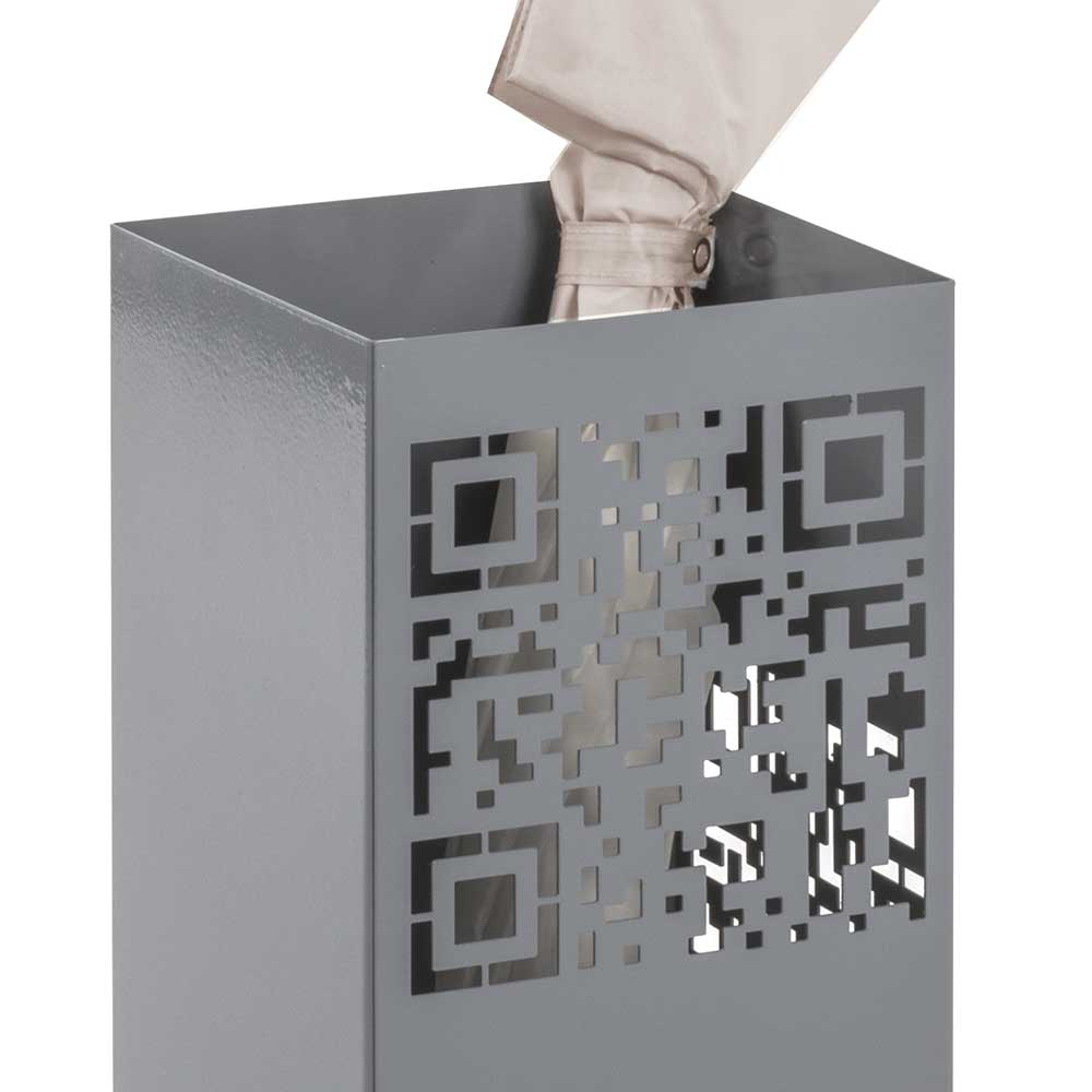 16x48x16 Schirmständer mit QR Code Design - Ivonata