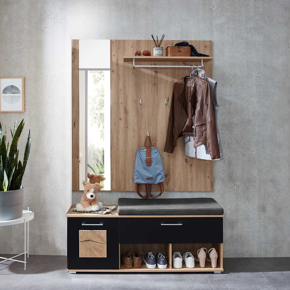 Garderobe & Flurbank modern - Zelio (zweiteilig)