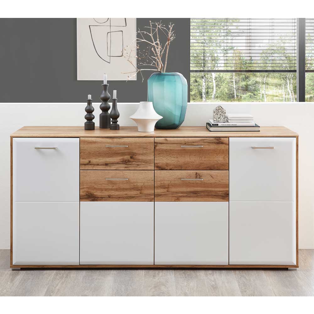 Zweifarbiges Sideboard 180 cm breit - Lattuga