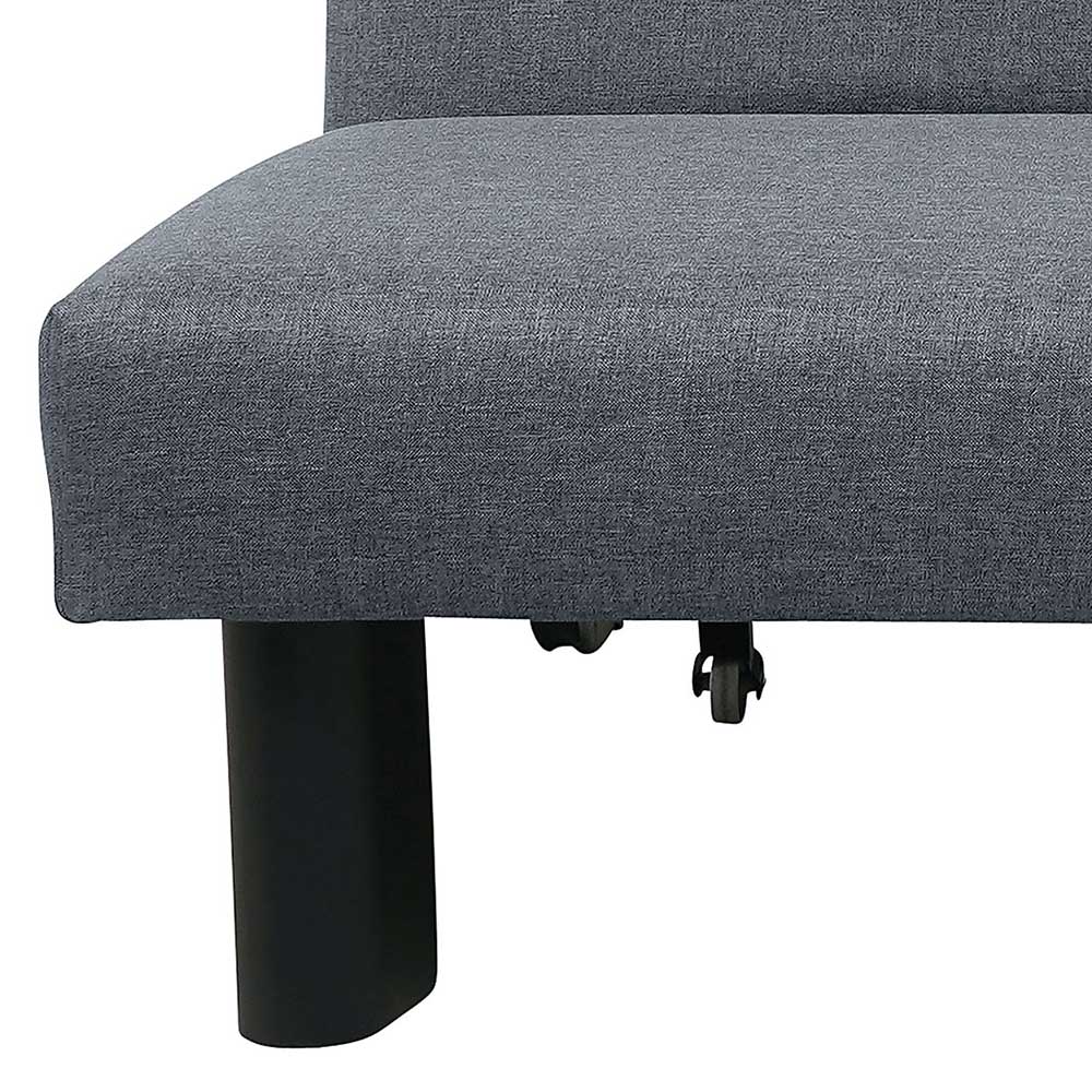 Faltsofa in Blau mit Schwarz - Florin