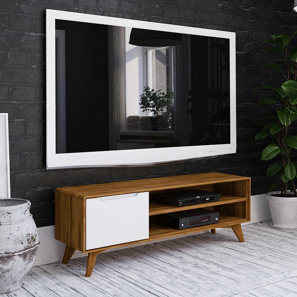 134x48x40 TV Board mit Tür & 2 Fächern - Diesta I