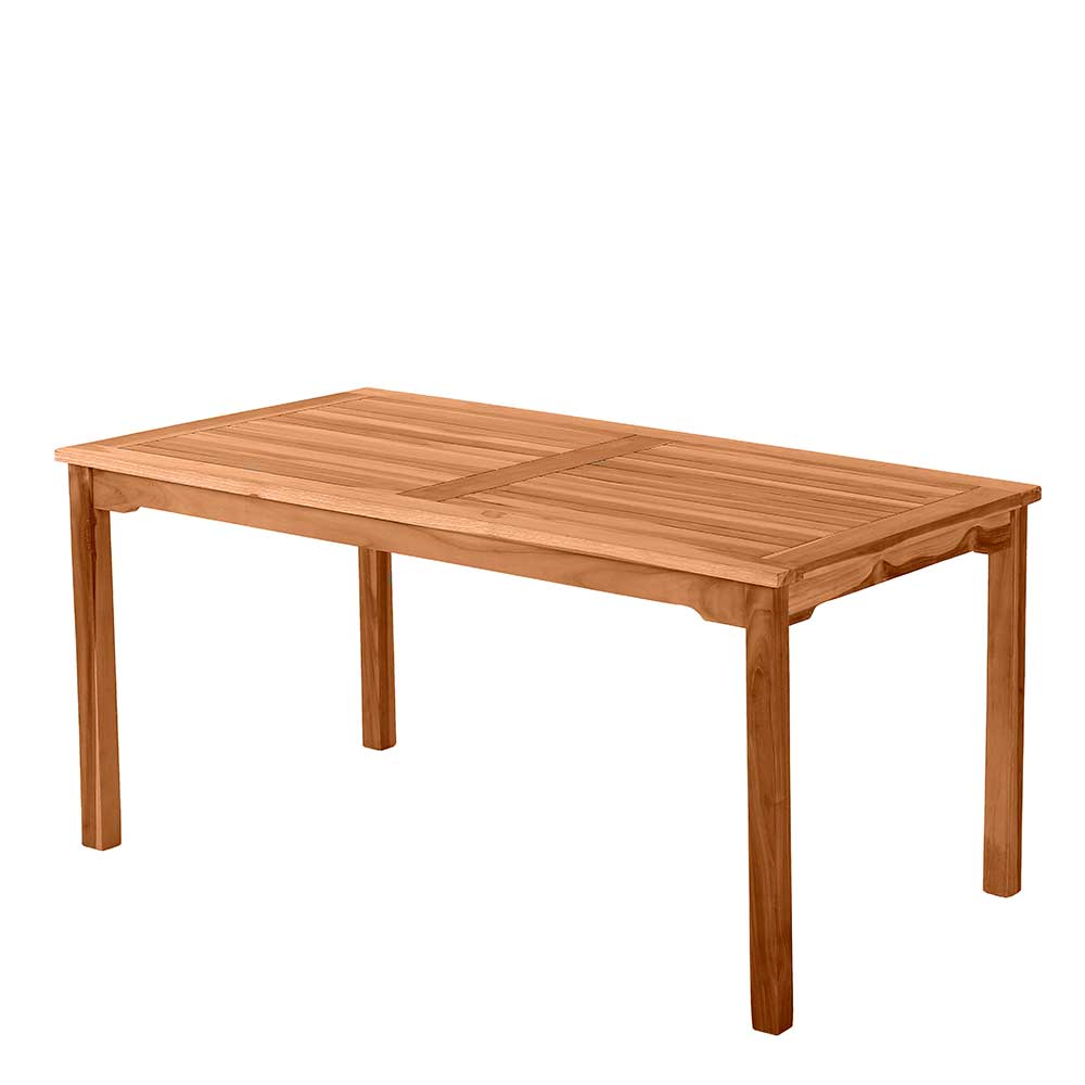 150x90 Holztisch für den Garten aus Teak - Klahuma