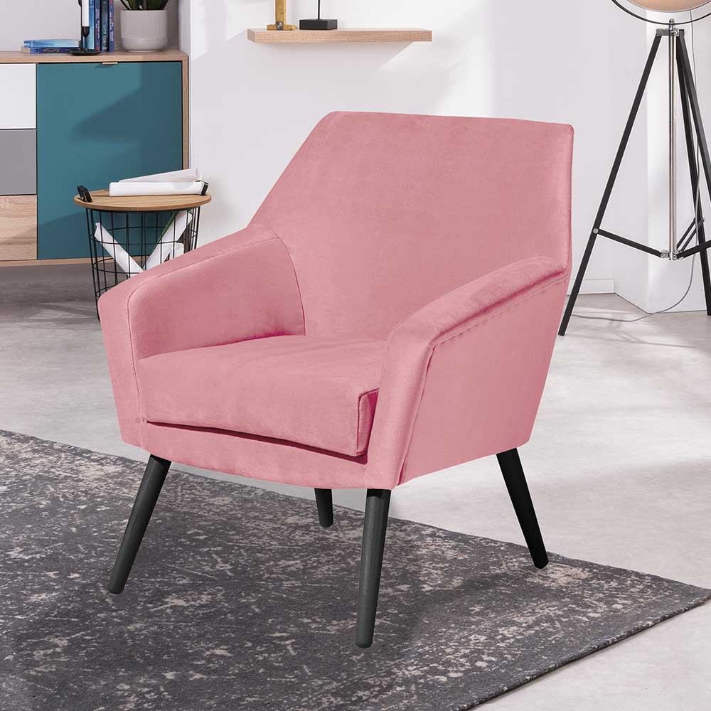 Sessel in Rosa und Schwarz - Lanaca