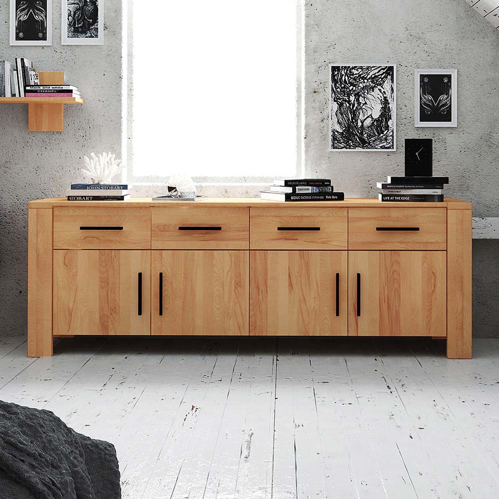 Massivholz Sideboard Mosniak aus Kernbuche geölt