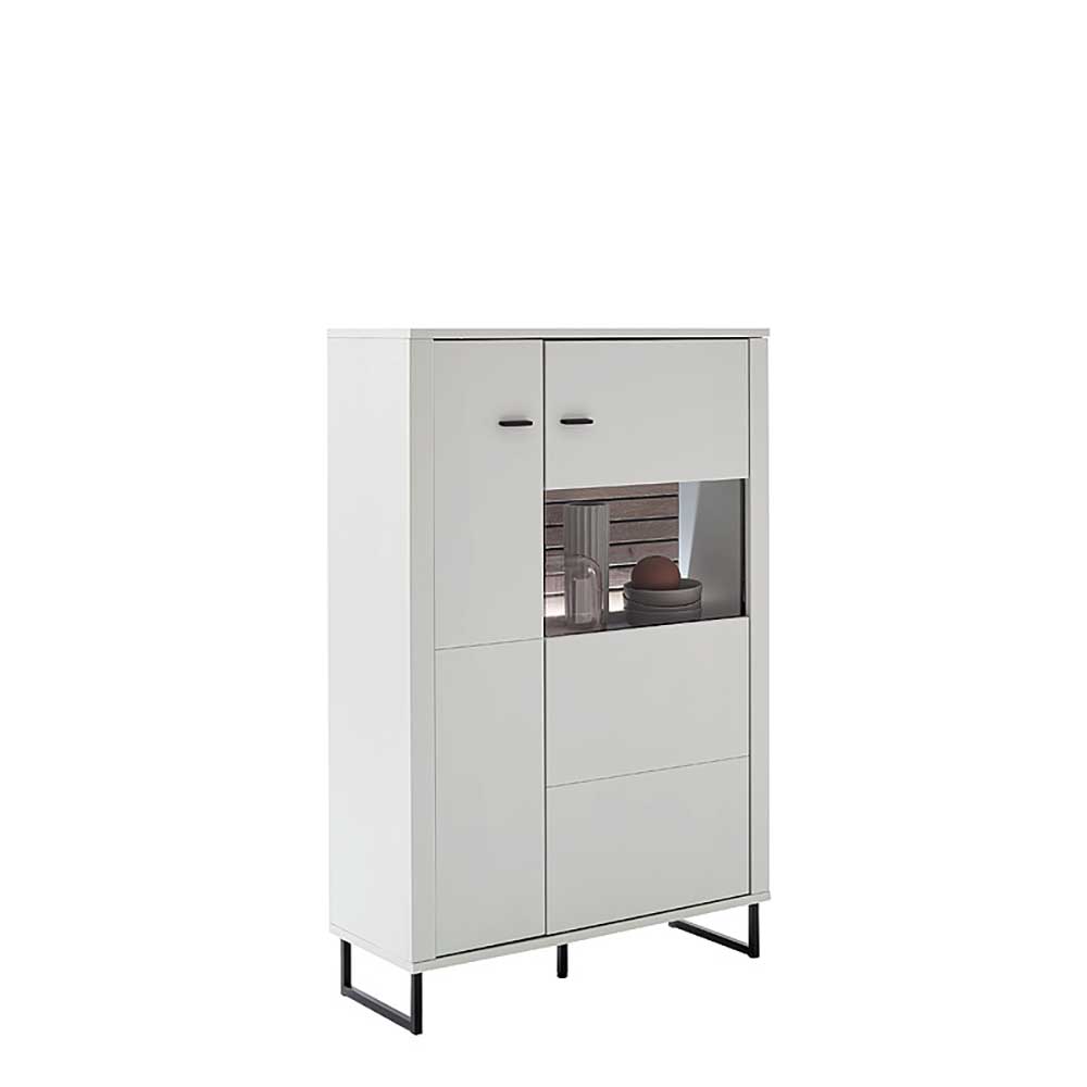 Modernes Highboard mit Glaseinsatz - Varzino