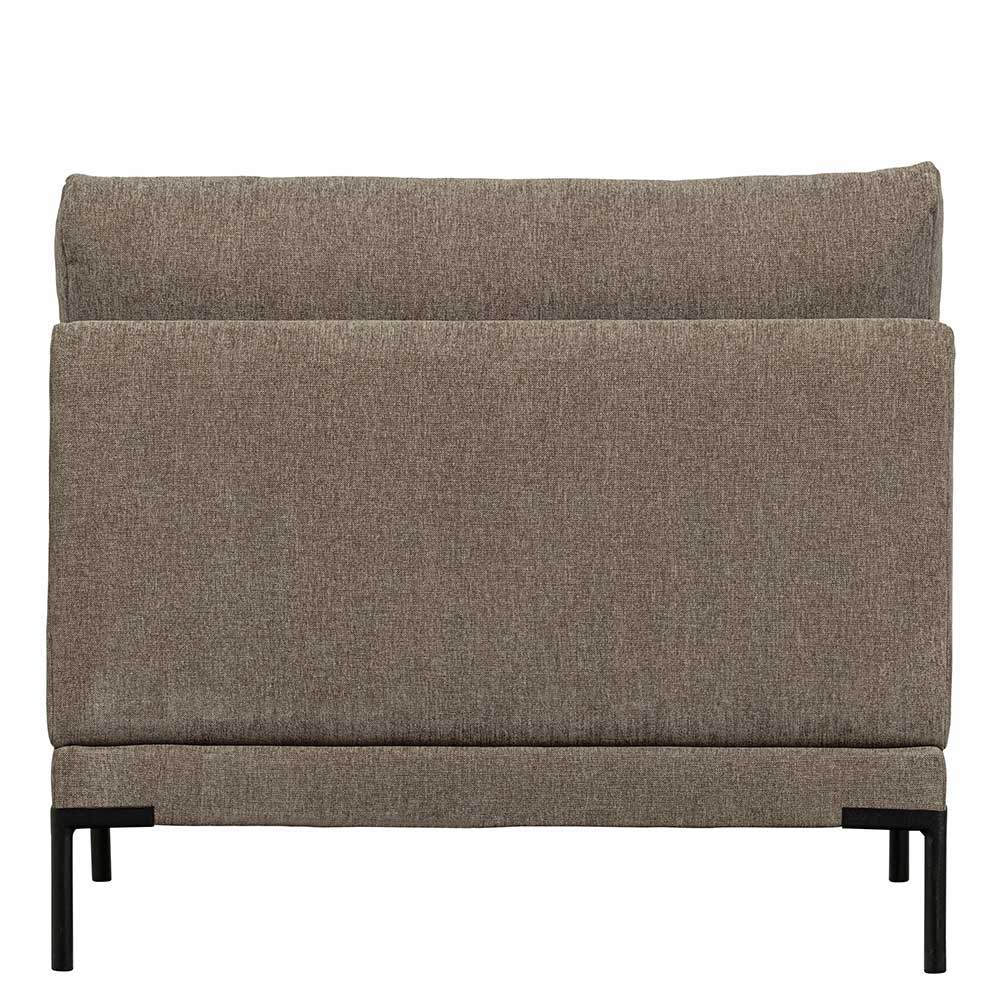 Sofa aus Modulen in Taupe Stoff - Birte