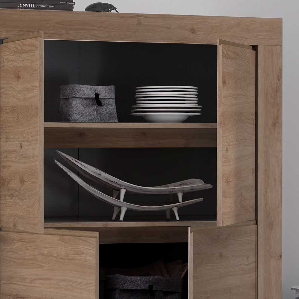 110x140x42 cm Highboard 4-türig - Karika