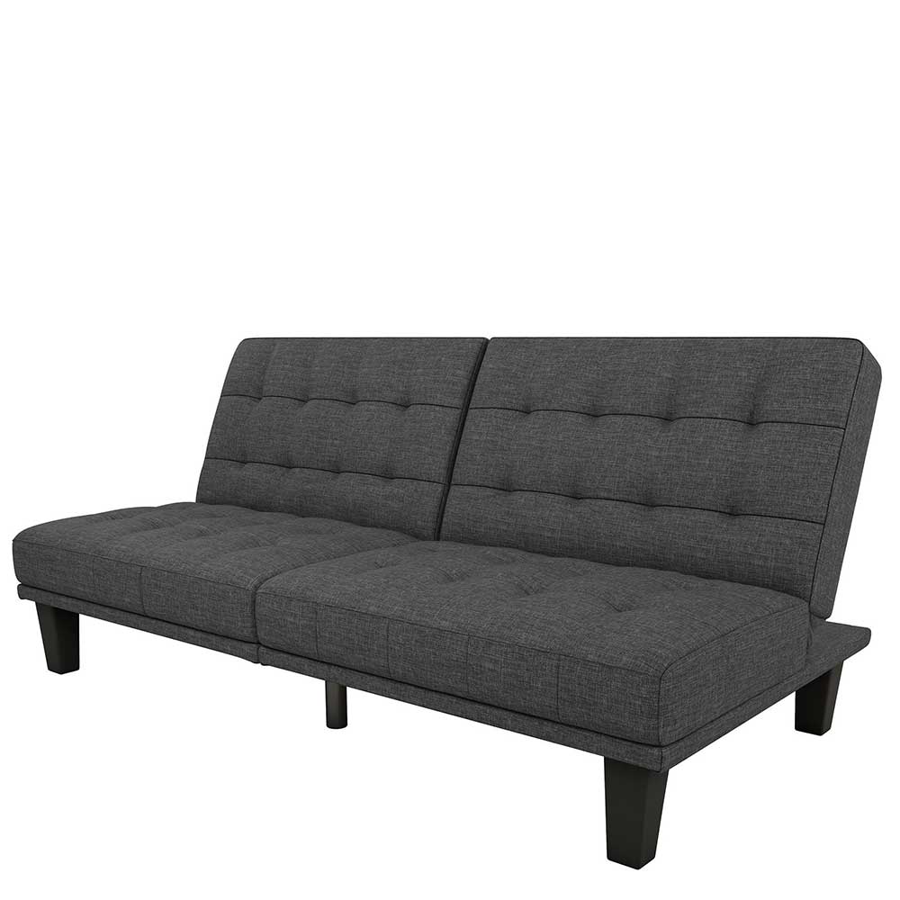 3-Sitzer Klappsofa in Grau Stoff - Brixx