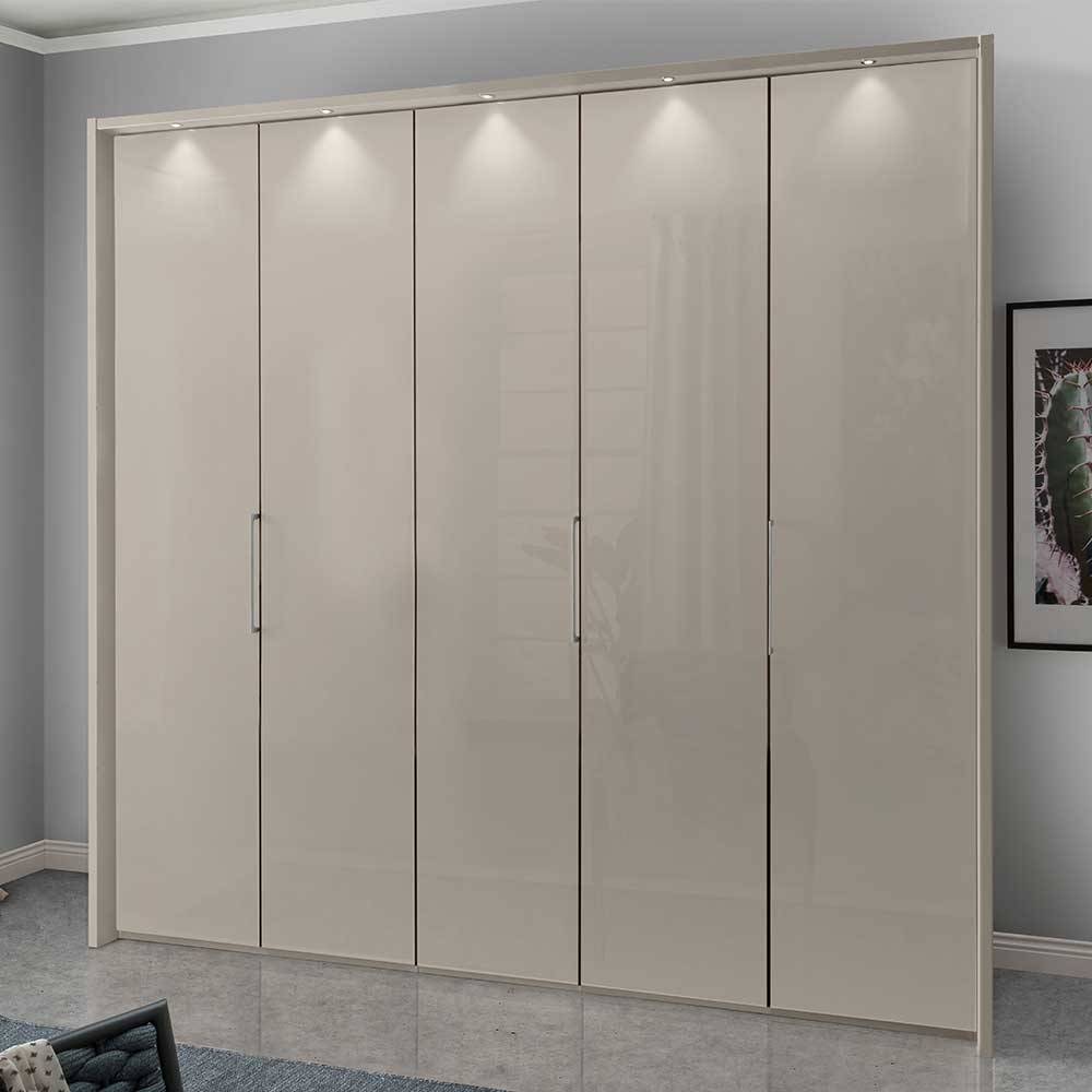 Schlafzimmer Kleiderschrank in Beige - Nena