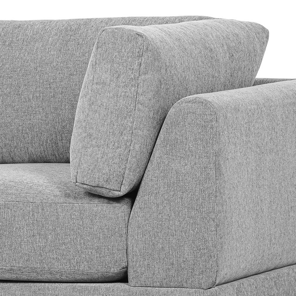 Modulares Sofa Eckelement in Hellgrau - Horedion