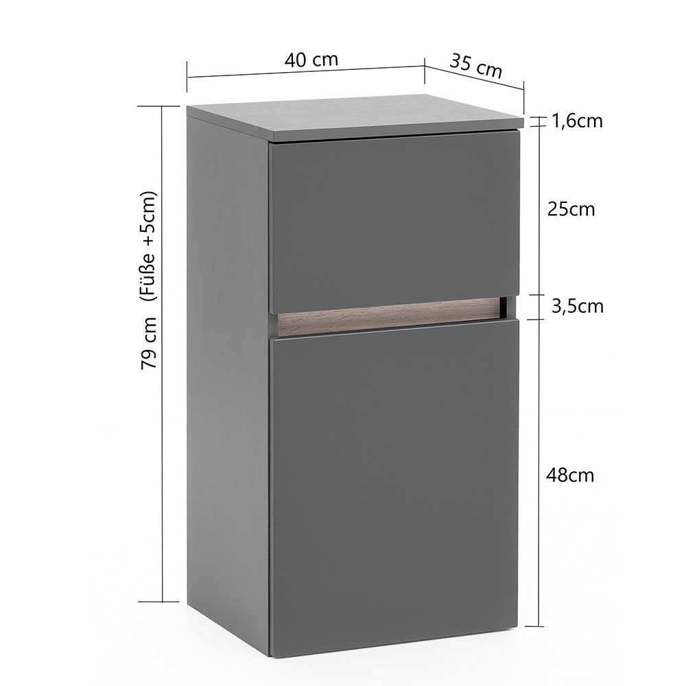 Badezimmerblock Schrank Set - Agiruan (vierteilig)