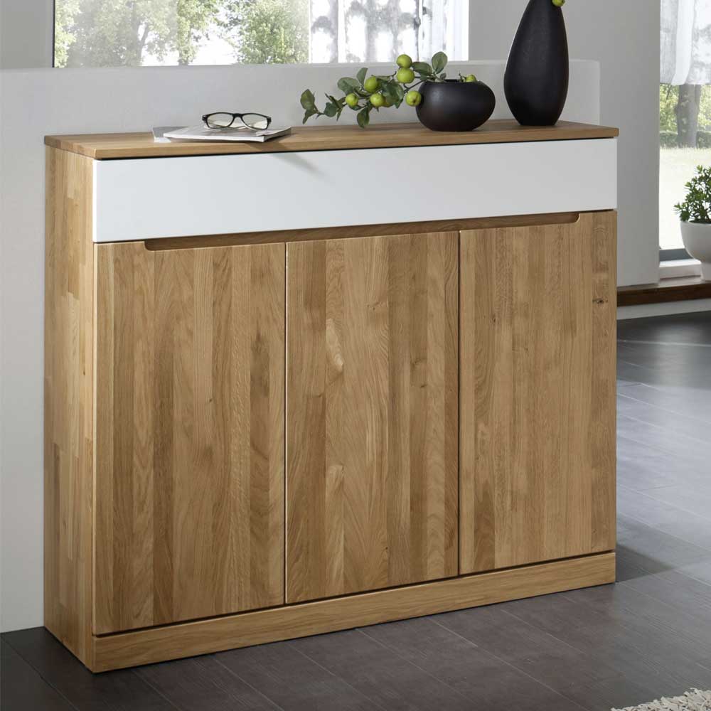 Wohnzimmer Sideboard Natrius aus Wildeiche Massivholz