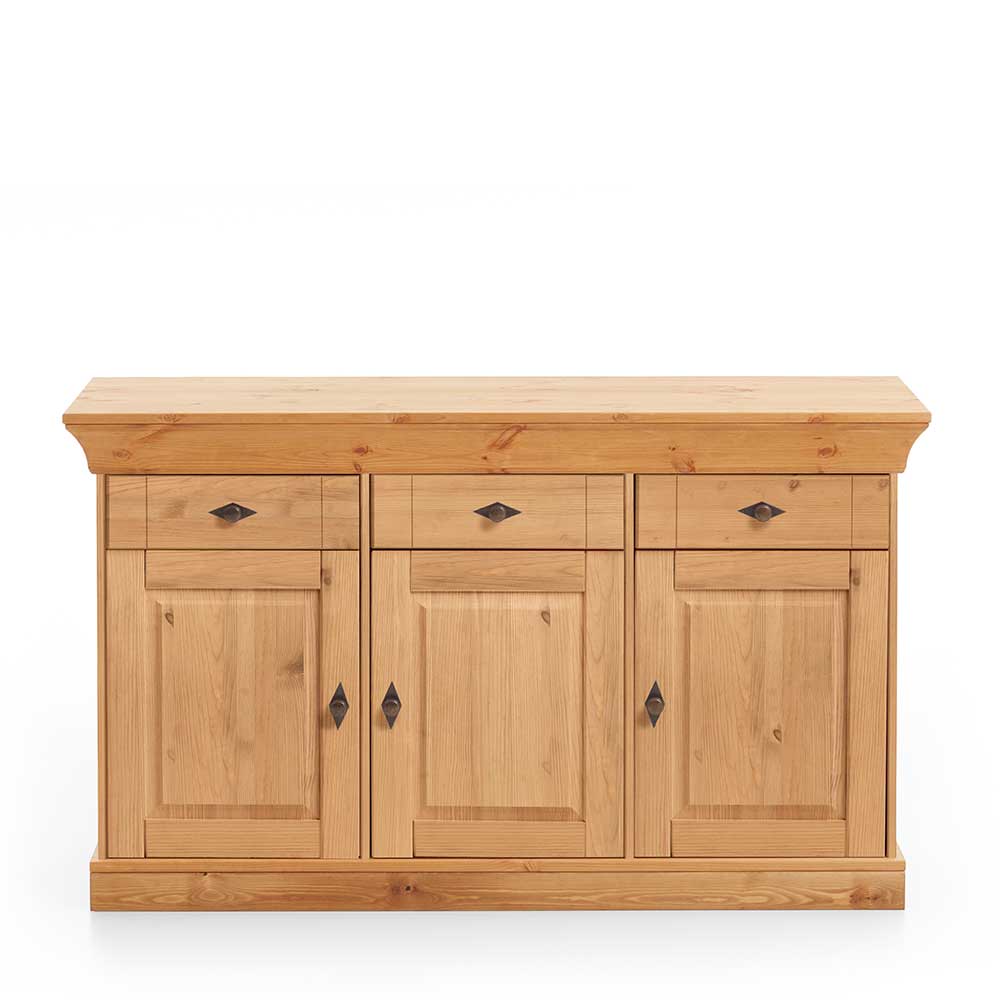 Kiefer-Massivholz Sideboard Piatra im Landhausstil