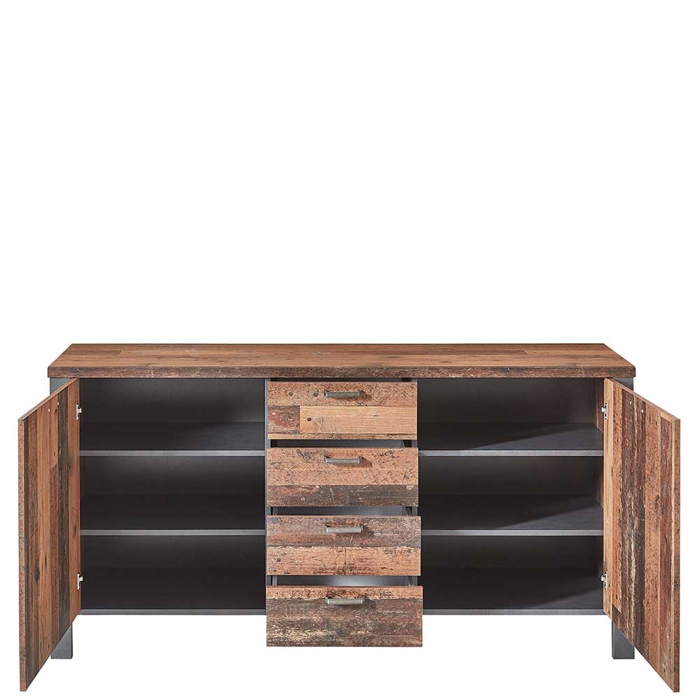 Designer-Sideboard in Holzoptik Used Look - Firodras