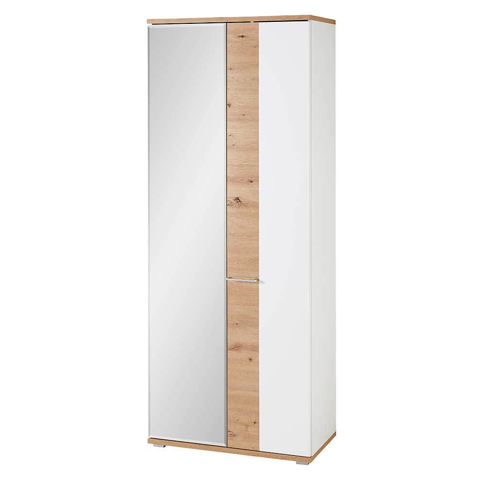 80x200x38 cm Garderobenschrank mit zwei Türen - Symbrosia